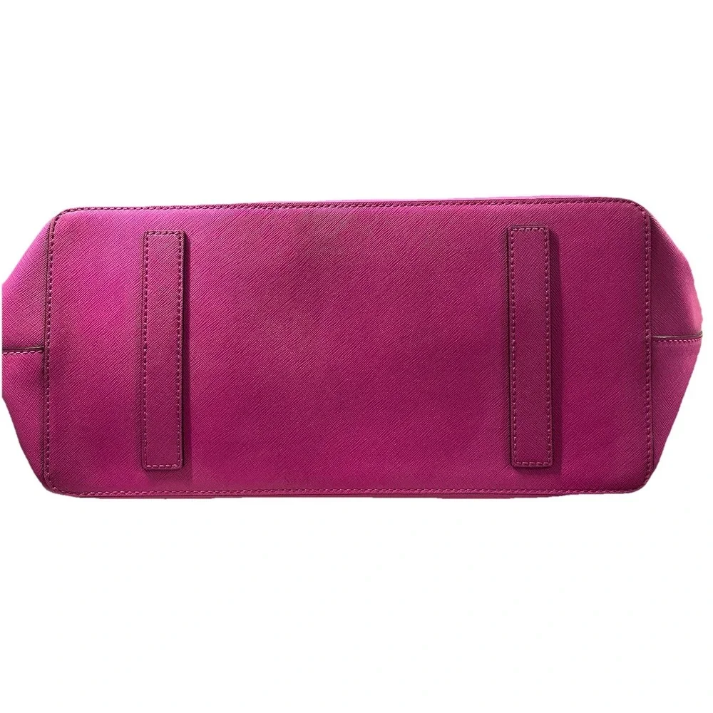 Kate Spade Handbag Hot Pink Satchel‎ Leather Tote Purse Shoulder bag 11x19x6